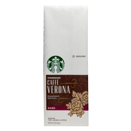 Starbucks Dark Roast, Verona Blend, Ground - 12.0 oz