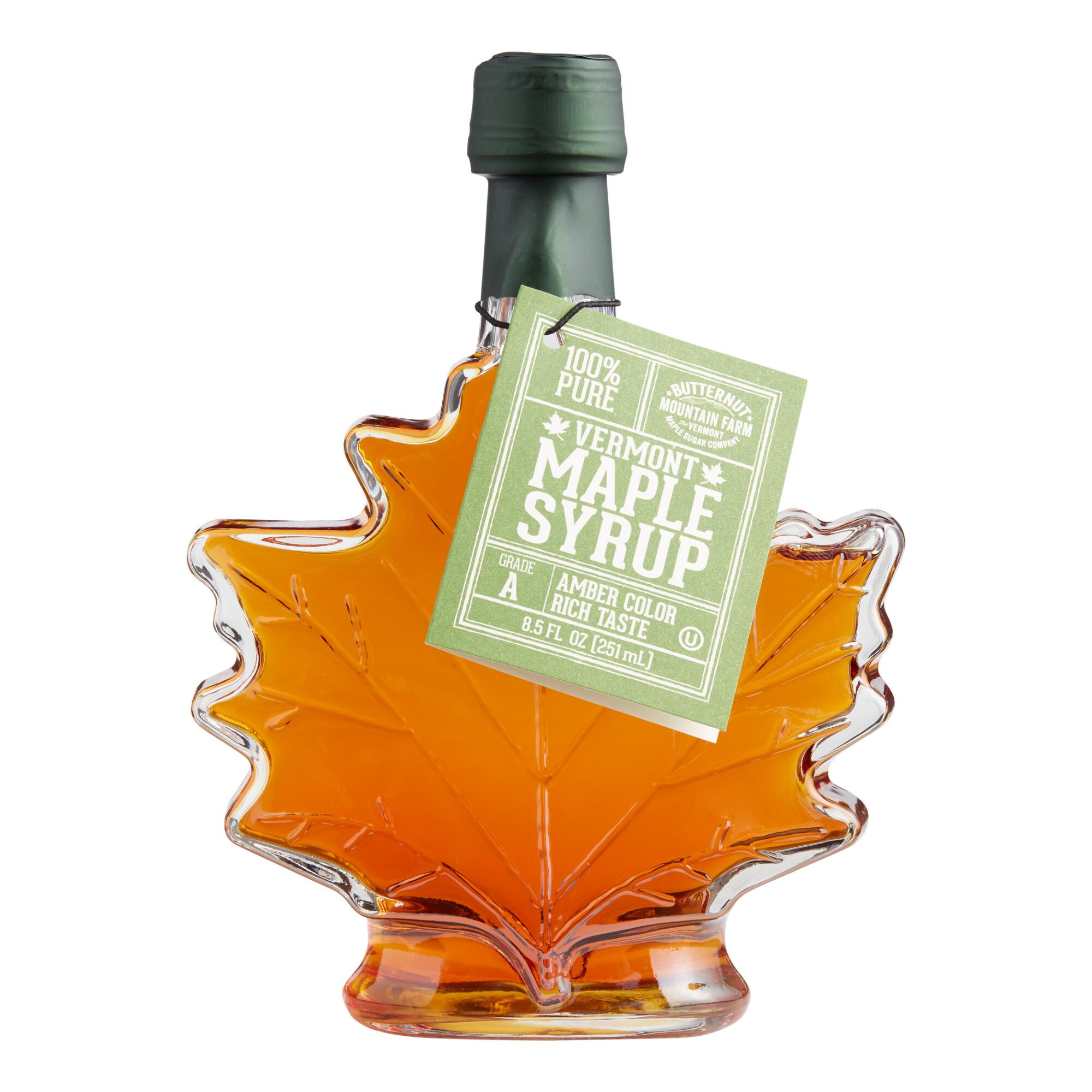 Butternut Mountain Farm Maple Leaf Syrup by World Market