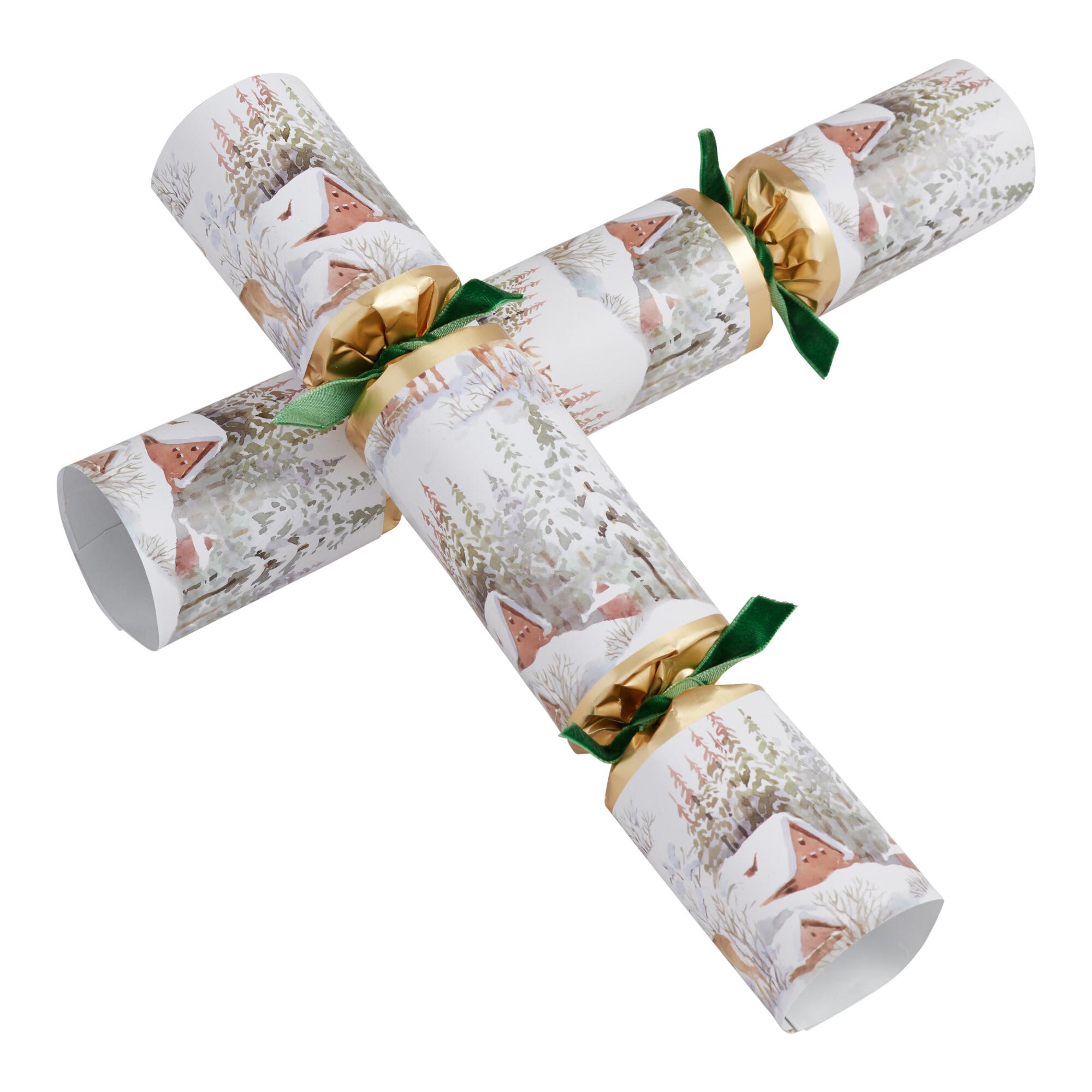 Medium Gold Stag Crackers 8 Count: Multi - Paper by World Market