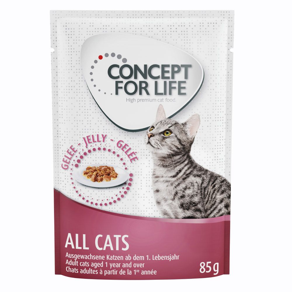 Concept for Life All Cats - in Jelly - 48 x 85g
