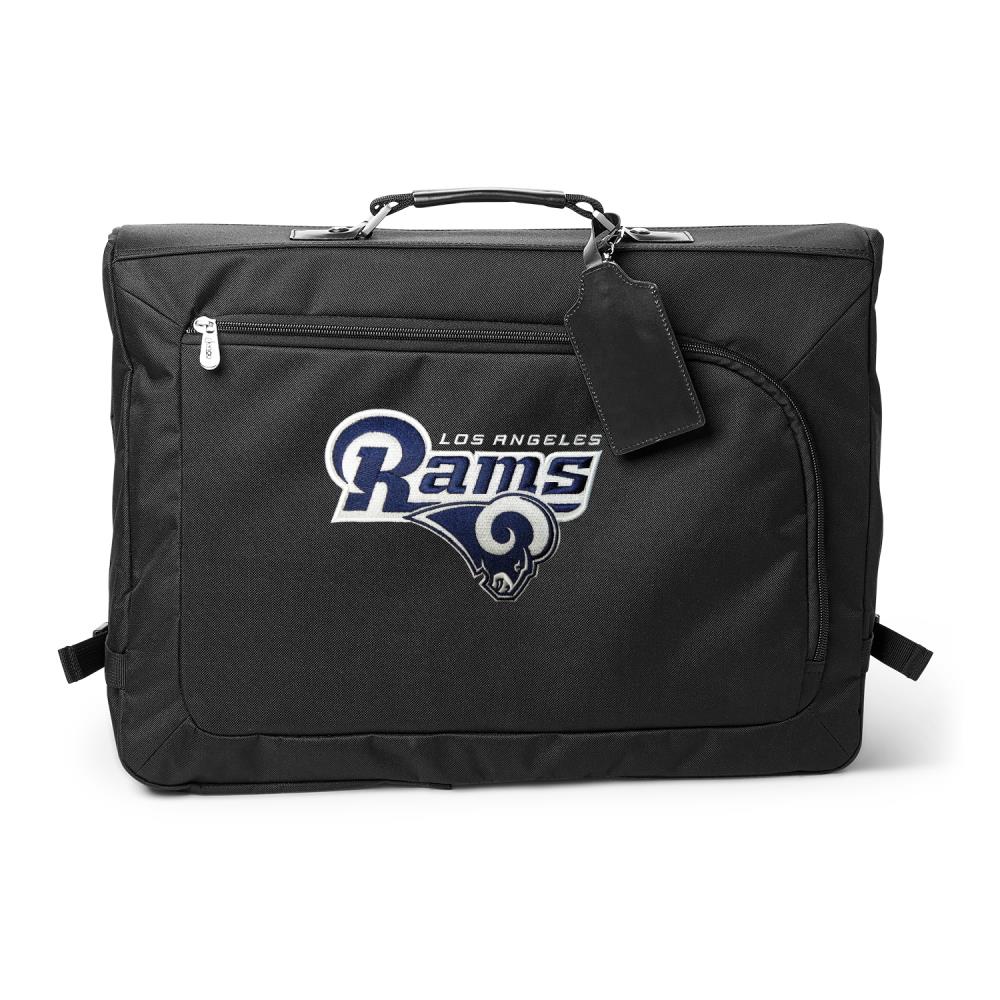 Mojo Licensing NFL Los Angeles Rams 22.25 x 16 x 2 Black Ballistic Nylon Softshell Garment Bag (1-Bag) | NFLRL505