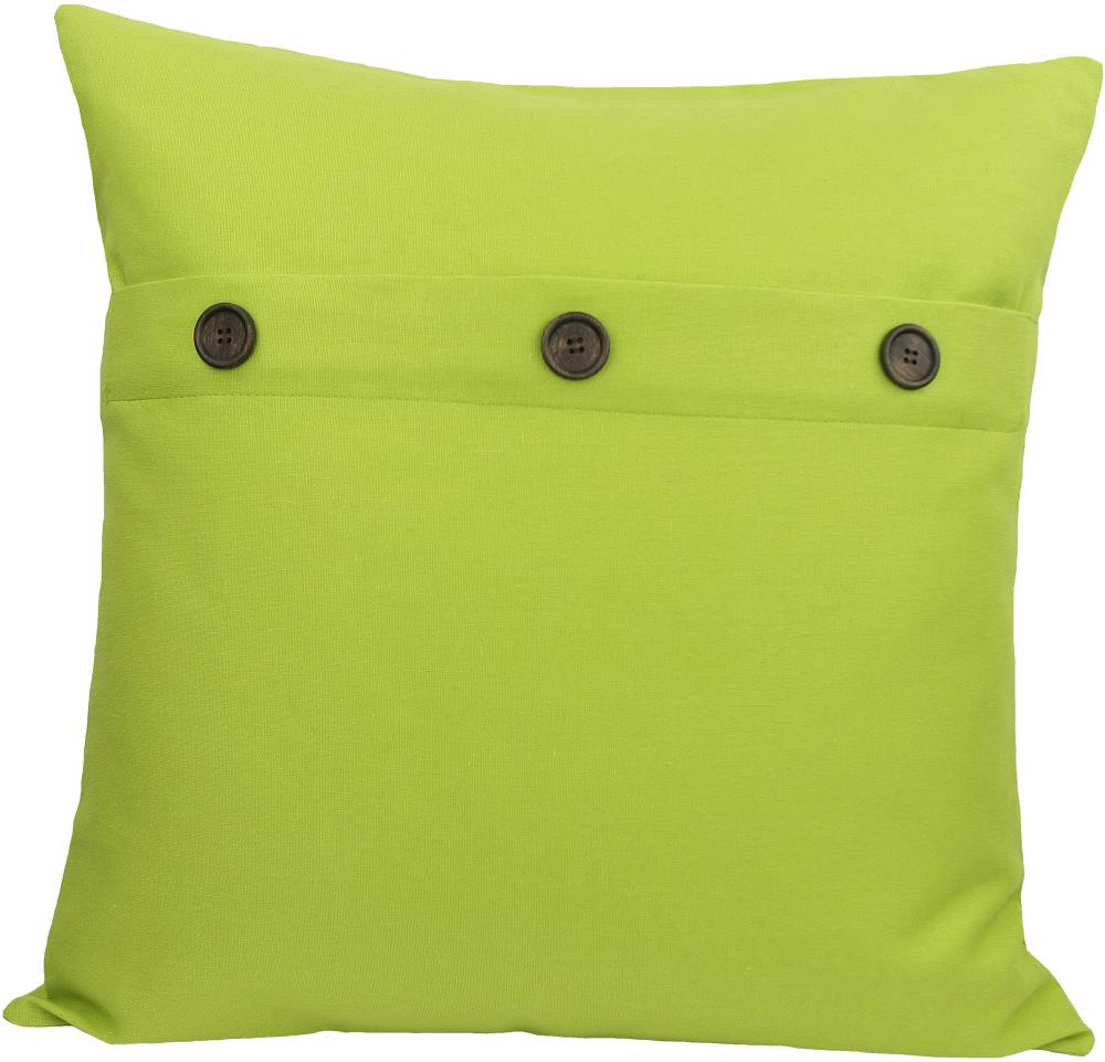 MANOR LUXE But 20-in x 20-in Green Apple Cotton Blend Indoor Decorative Pillow | ML130042020GRNAPL