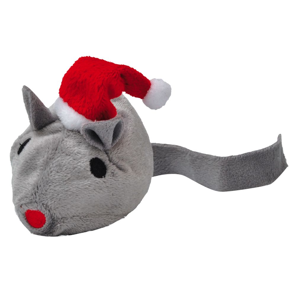 Aumüller Santa Mouse Cat Toy - 1 Toy