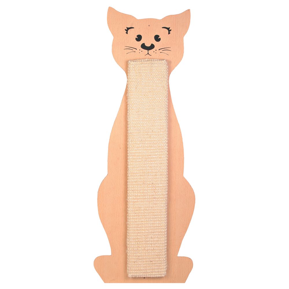 Trixie Cat Shaped Scratching Board - 59 x 21 cm (H x W)