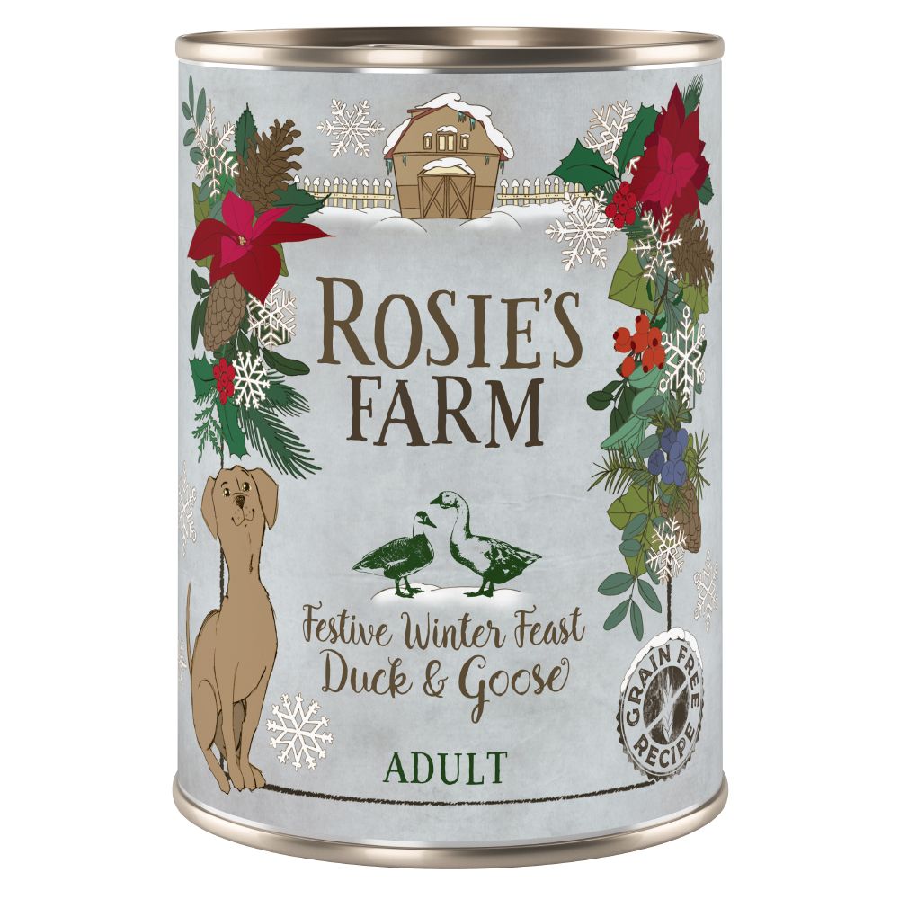 6 x 400g Rosie's Farm Wet Dog Food - Special Price!* - Adult Game with Salmon & Pheasant (6 x 400g)