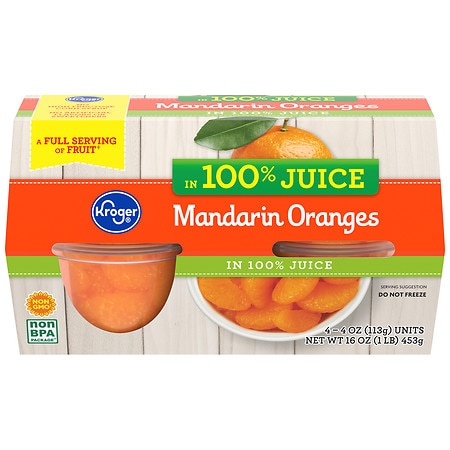 Kroger Mandarin Oranges in 100% Juice - 16.0 oz
