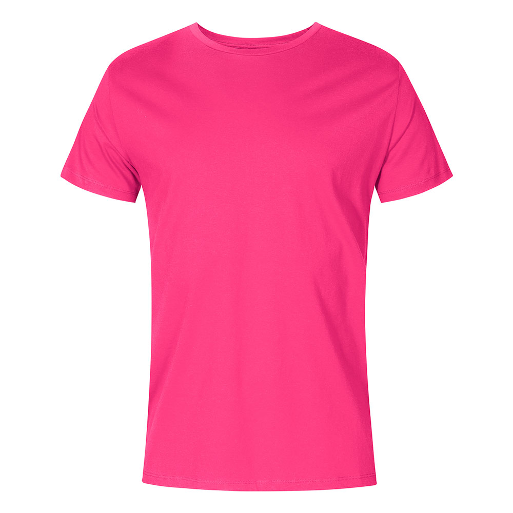 X.O Rundhals T-Shirt Plus Size Herren, Pink, XXXL