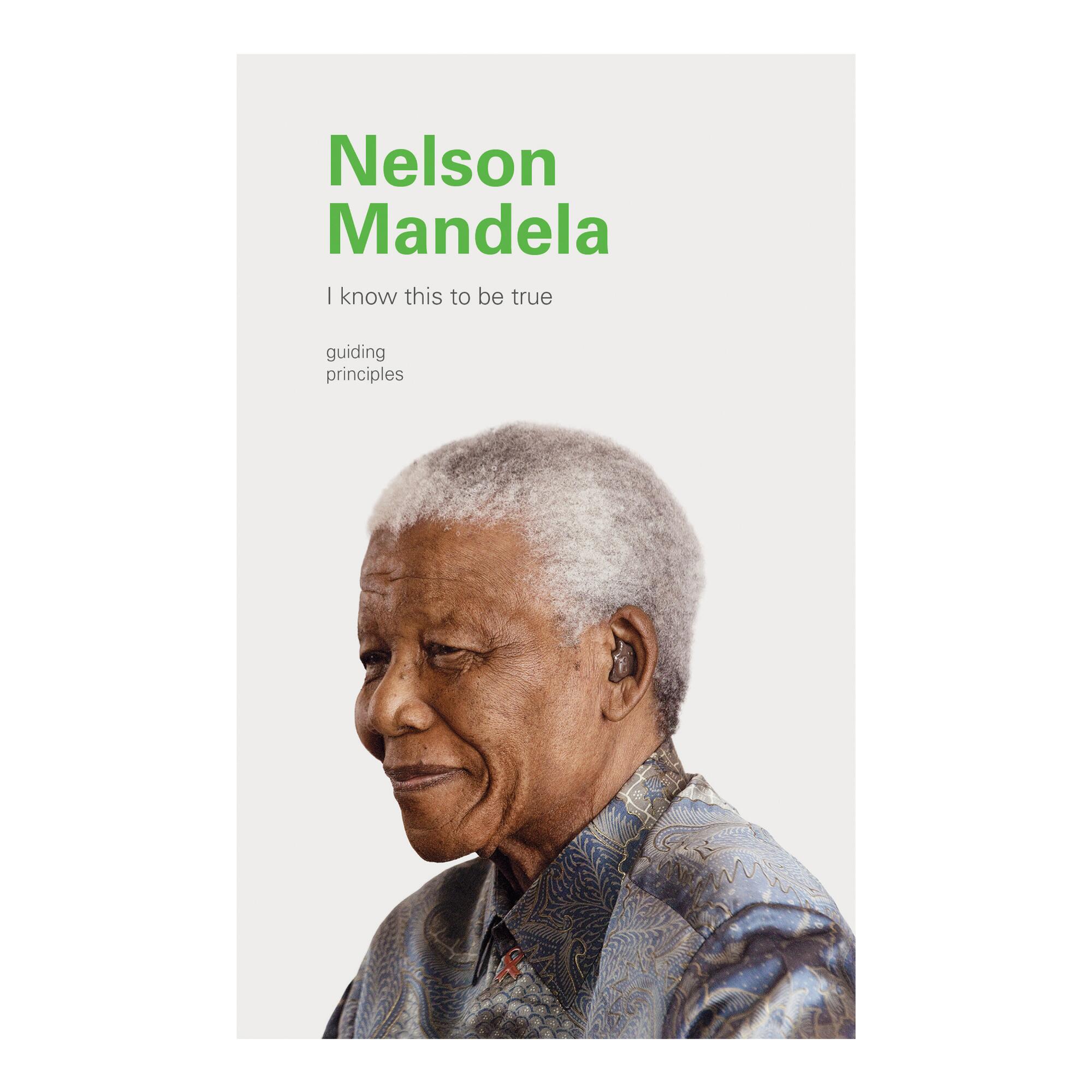 I Know This to Be True Nelson Mandela: White - Paper by World Market