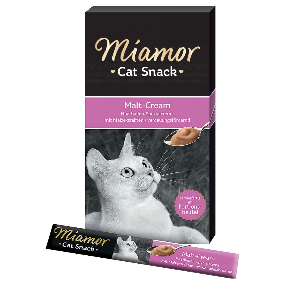 Miamor Cat Snack Malt-Cream - 6 x 15g