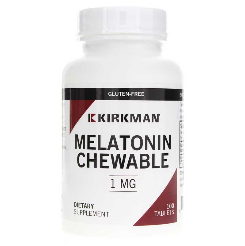 Kirkman Melatonin Chewable Tablets 1 Mg 100 Tablets