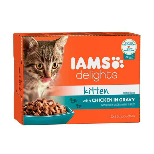 Iams Delights in gravy Multipack Kitten