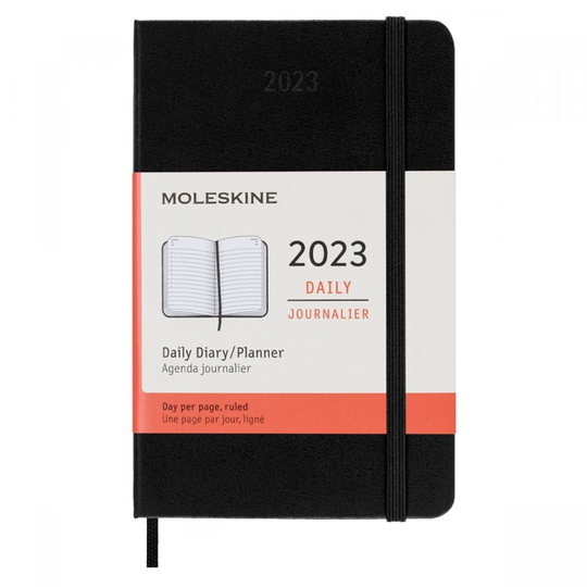 Osta Moleskine 12M Daily Kalenteri Hardcover Pocket Black netistä