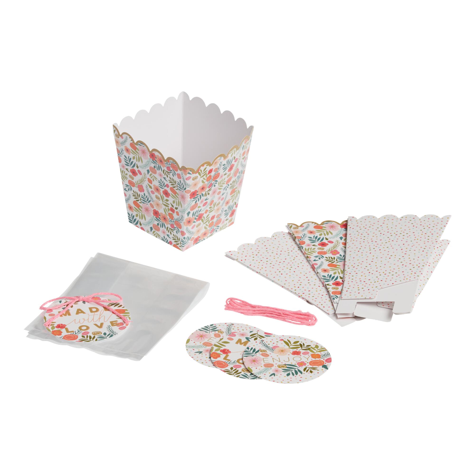 Spring Floral Treat Cup Gifting Kit 4 Pack by World Market