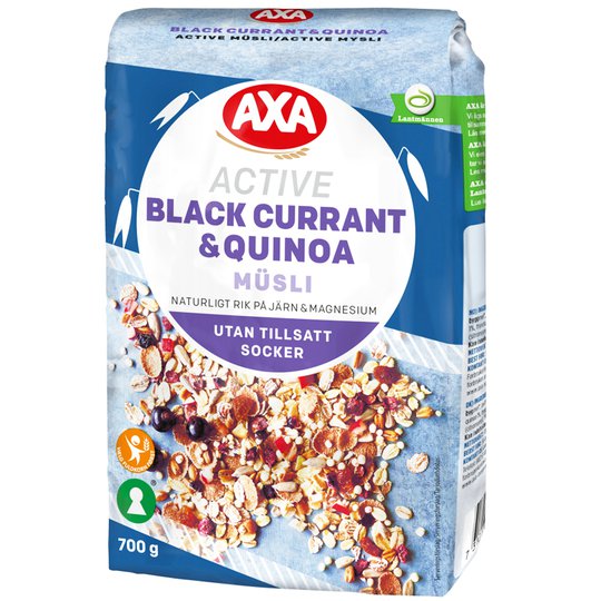 Mysli "Black Currant & Quinoa" 700 g - 24% alennus
