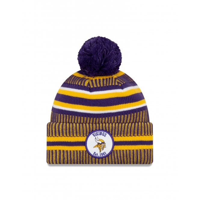 New Era NFL Minnesota Vikings 2019 Sideline Home Sport Knit