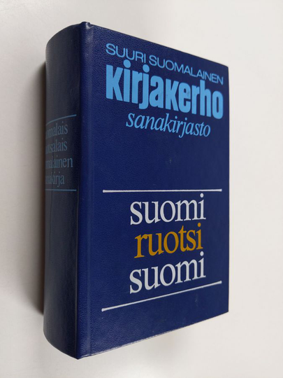 Osta Suomalais ruotsalais suomalainen sanakirja : Suomi Ruotsi Suomi netistä