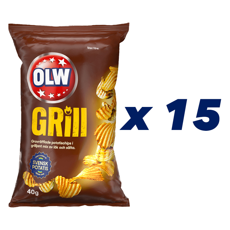 Chips Grill 15-pack - 72% rabatt