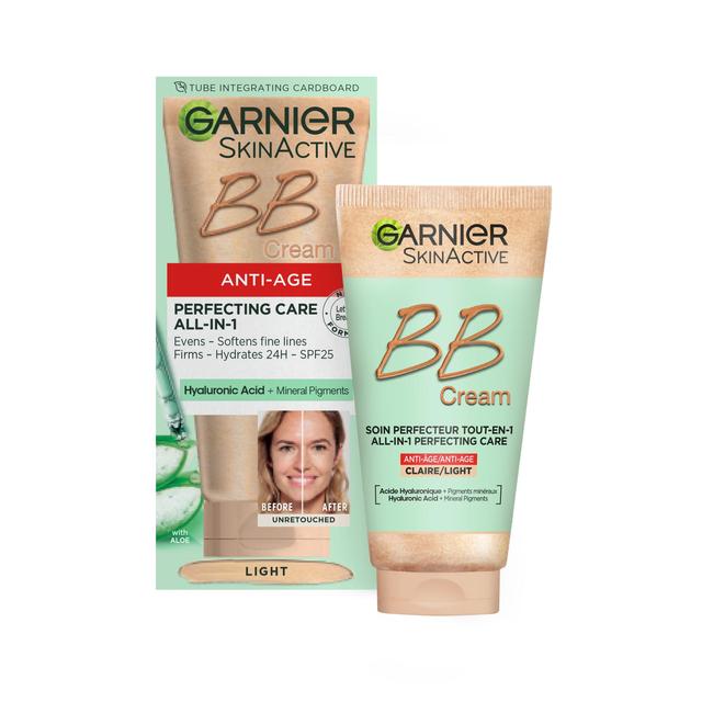 Garnier SkinActive BB Cream, Anti-Age Light, Tinted Moisturiser SPF 25