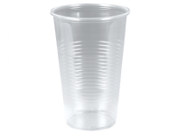 Plastikglas blød 50cl PP (øl) 50stk/ps (målestreg 0,5) - (50 stk.)