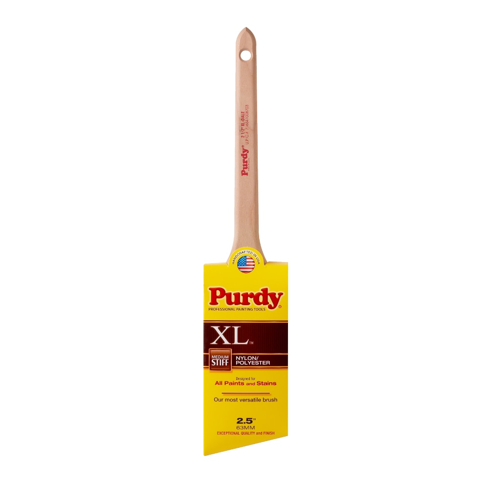 Purdy XL Dale Nylon- Polyester Blend Angle 2-1/2-in Paint Brush | 144080325