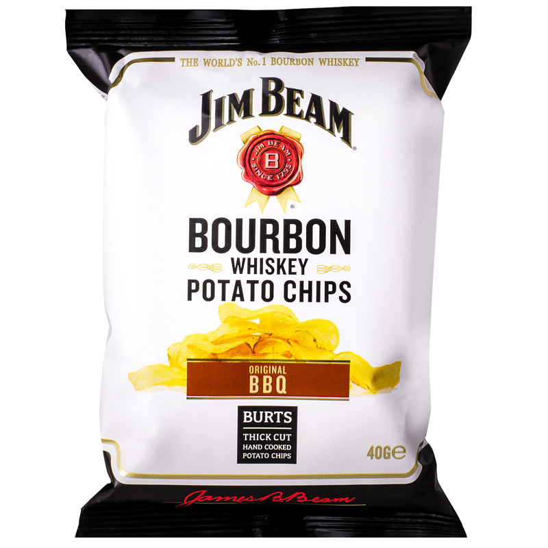Potatischips "Bourbon Whiskey Bbq" 40g - 29% rabatt