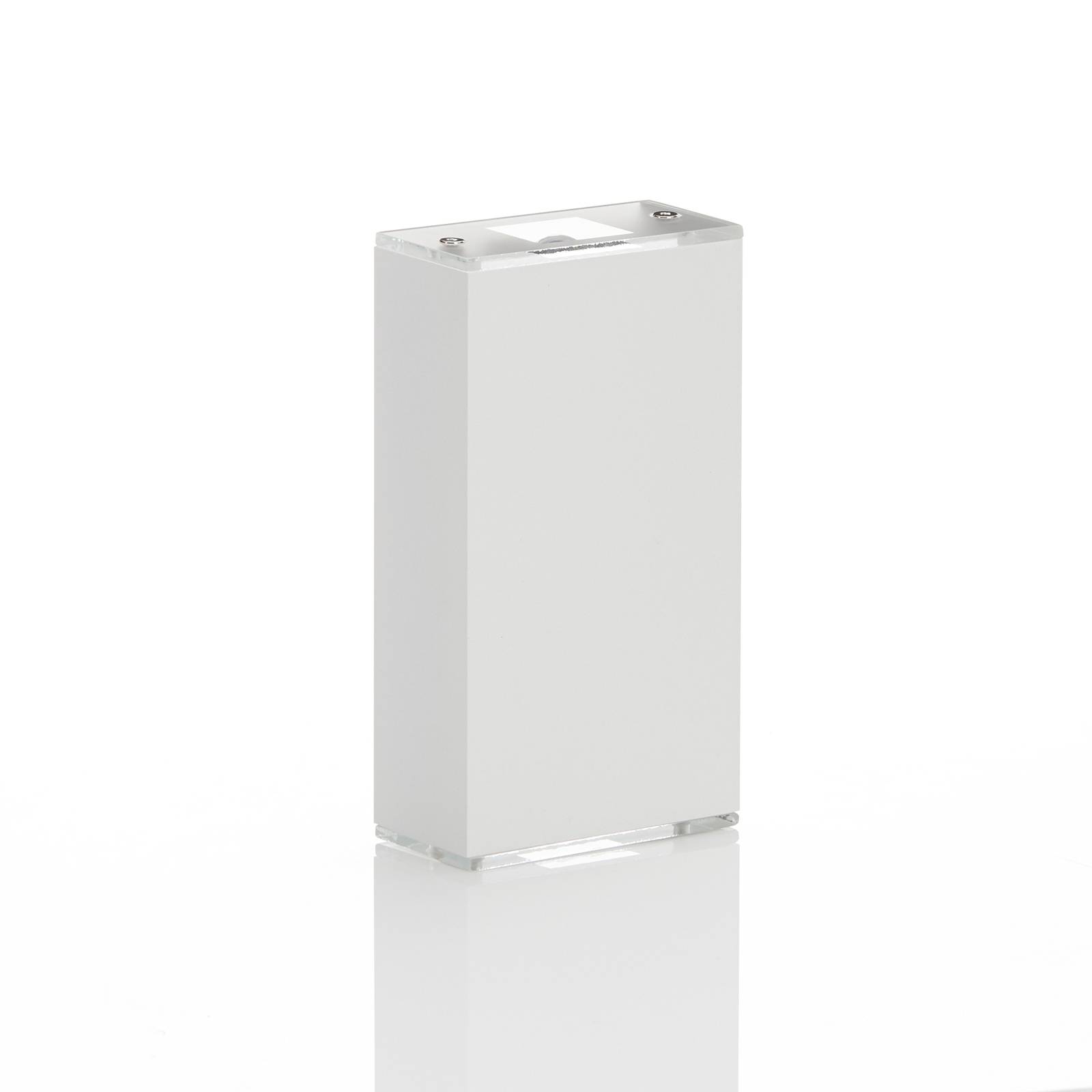 Lucande Anita -LED-seinävalaisin, valkoinen, 17 cm