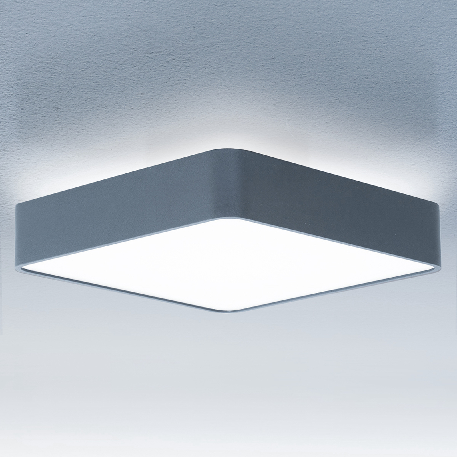 Nelikulmainen kattovalaisin LED Caleo-X2 uw 53 cm