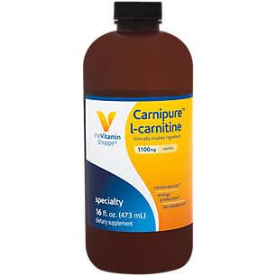 Carnipure L-Carnitine Amino Acid - 1,100 MG - Vanilla (16 Fluid Ounces)