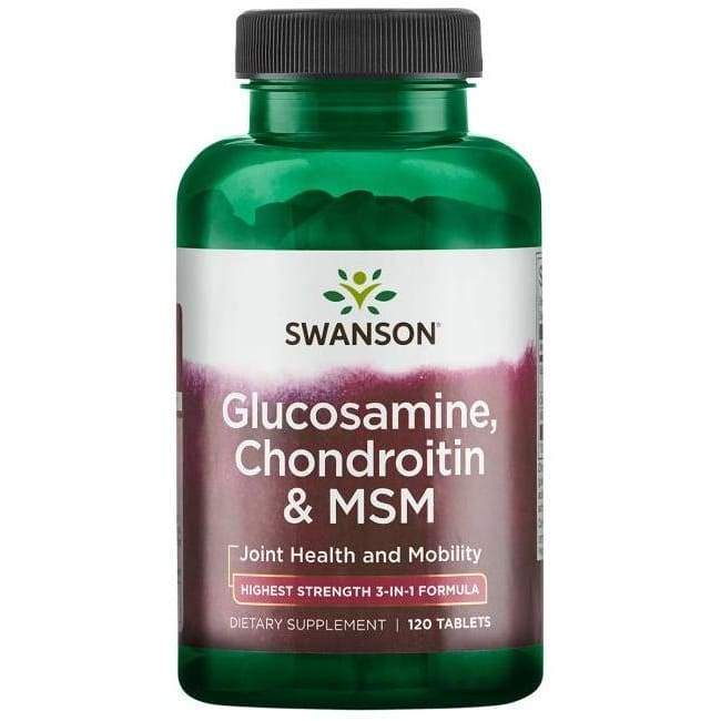 Glucosamine, Chondroitin & MSM, 750mg - 120 tablets