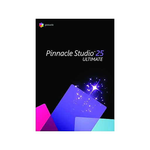 Corel Pinnacle Studio 25 Ultimate for 1 User, Windows, Download (PNST25ULEFAMC)