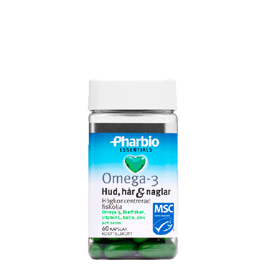 Omega-3 Essentials Hud, Hår & Naglar, 60 kapslar