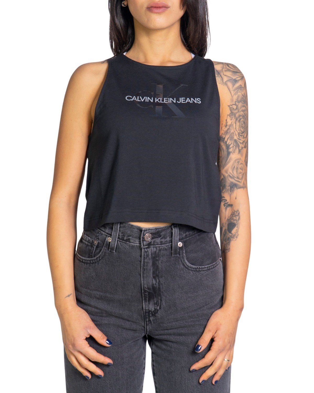 Calvin Klein Jeans Women's Tank Top Various Colours 299825 - black XS