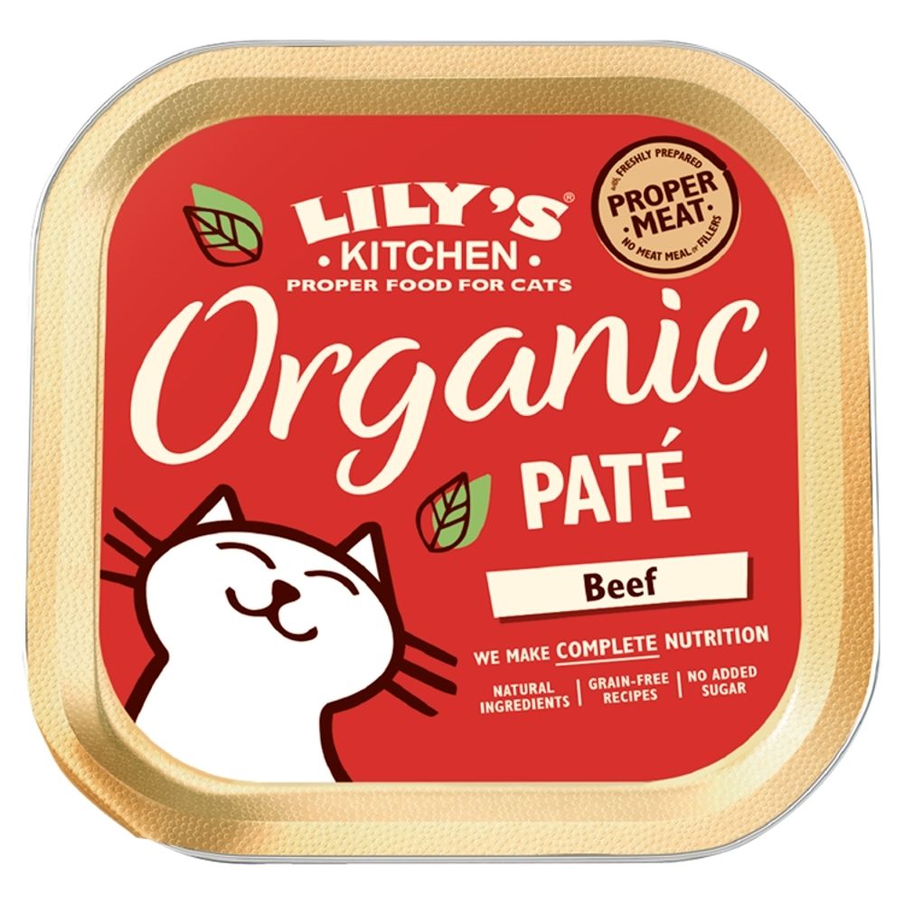 Lily's Kitchen Organic Beef Dinner for Cats - 19 x 85g