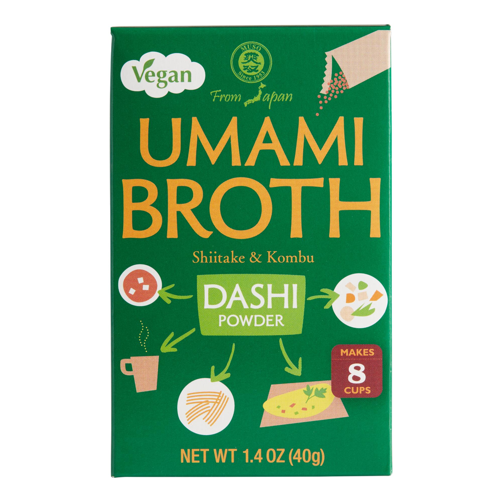 Muso Umami Broth Vegan Dashi Powder Set of 2 by World Market