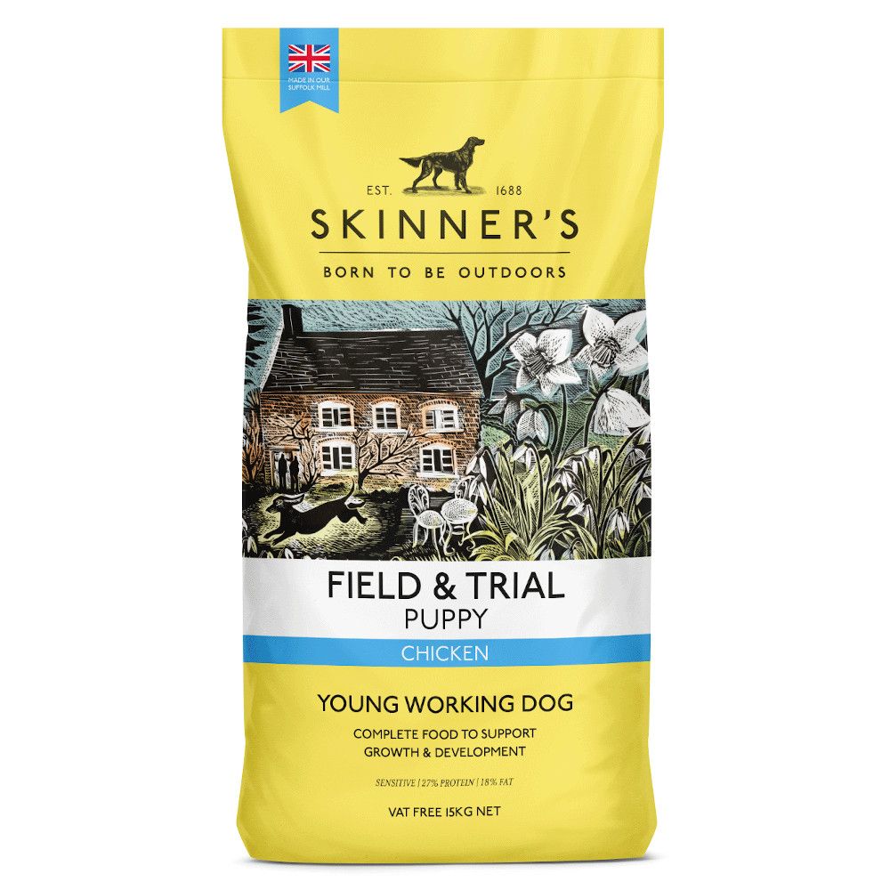 Skinner's Field & Trial Puppy Chicken Dry Dog Food - 15kg