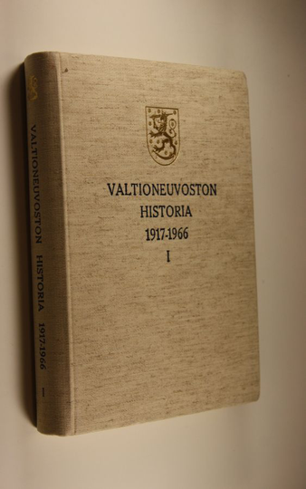 Osta Heikki Hosia : Valtioneuvoston historia 1917-1966 1, Ministeristöjen  historia 1917-1939 netistä