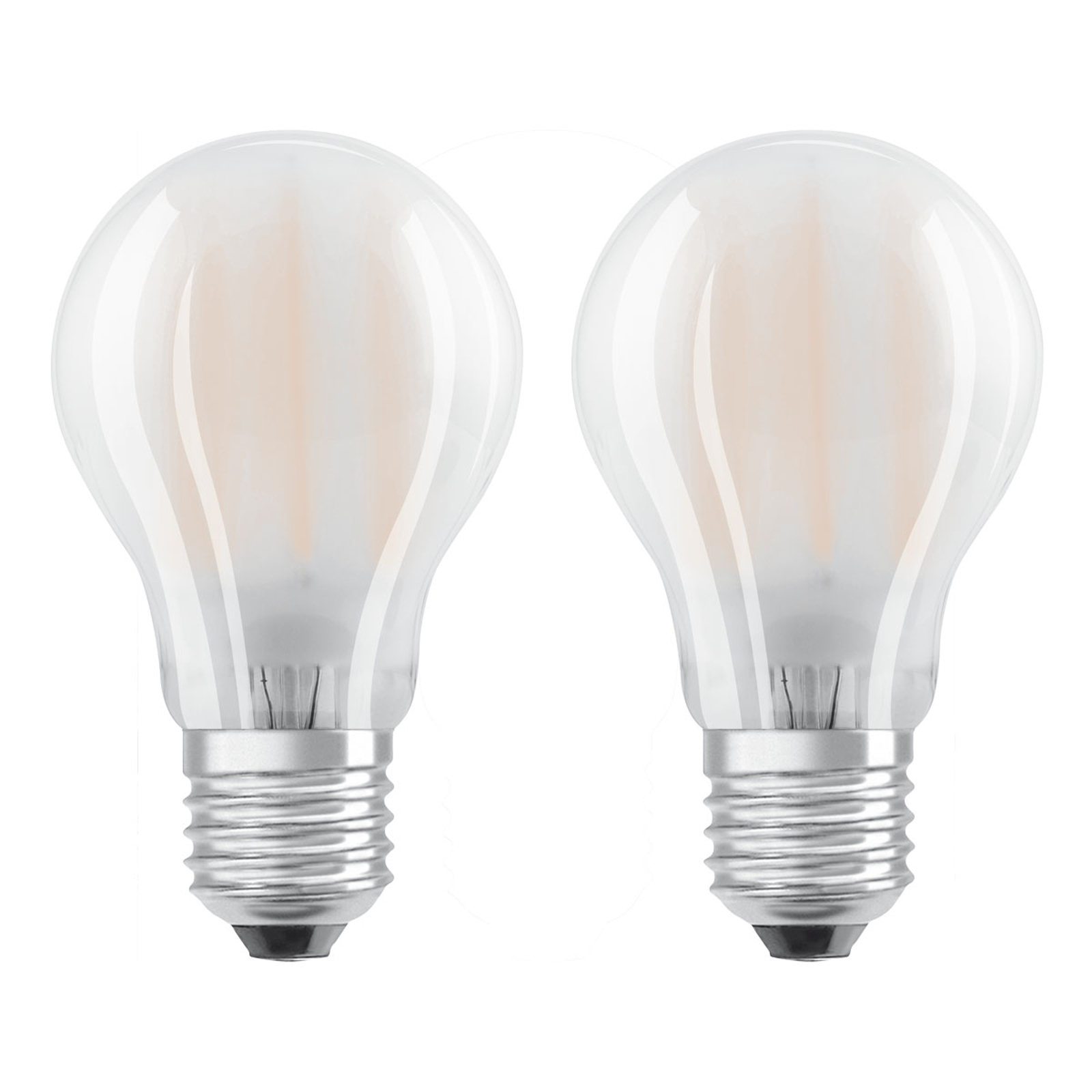 OSRAM-LED-lamppu E27 4W lämmin valkoinen 2 kpl
