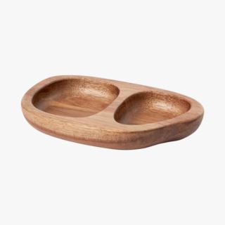 Sinikka salt and pepper bowl, Wood