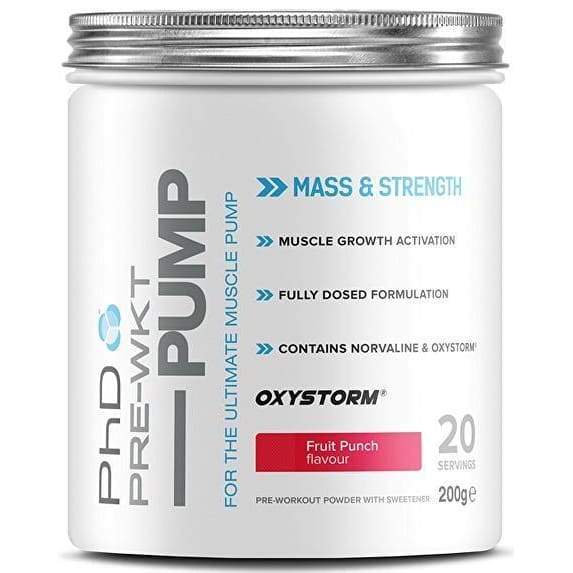 Pre Workout Pump, Fruit Punch - 200 grams