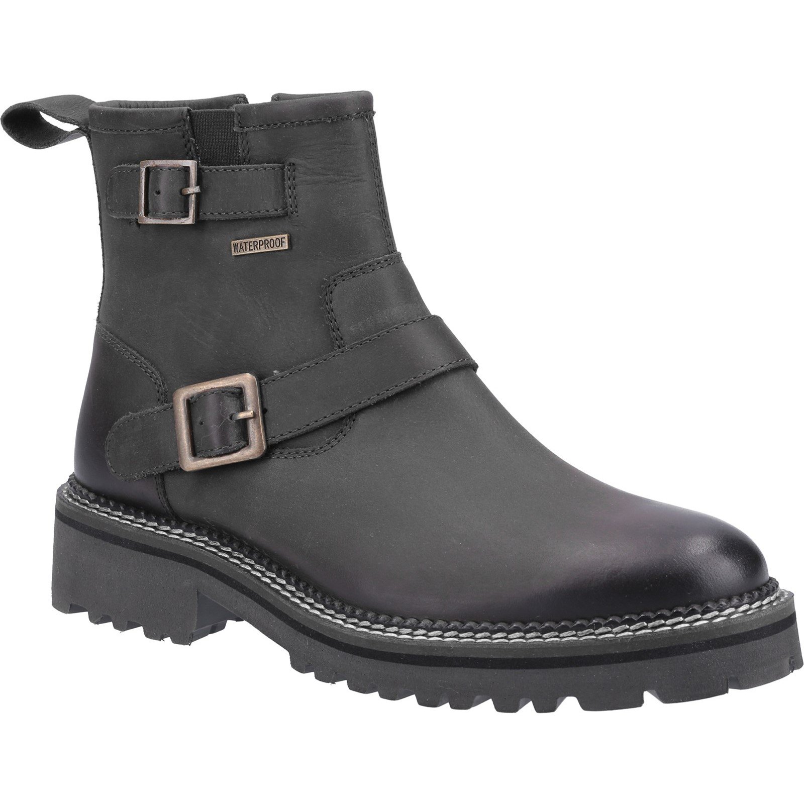 Cotswold Women's Combe Zip Ankle Boot Black 32975 - Black 6