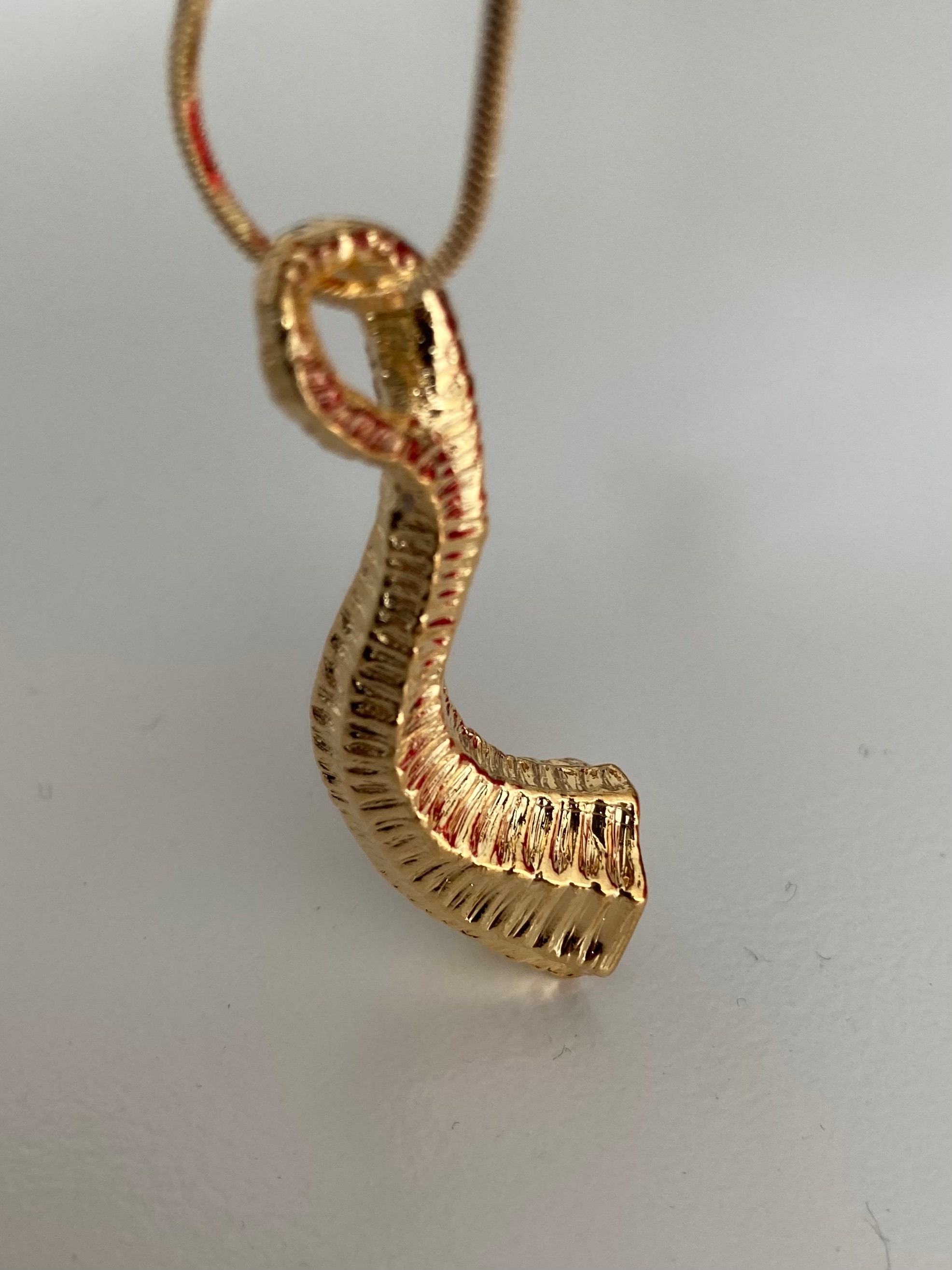 Shofar Horn Jewish Necklace