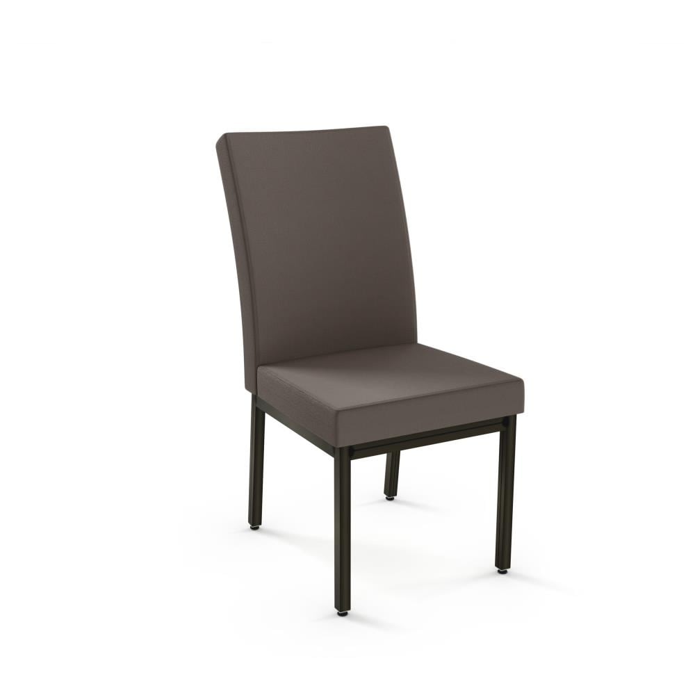 Amisco Set of 2 Pacey Casual Polyester/Polyester Blend Upholstered Dining Side Chair (Metal Frame) in Gray | 35319-WE/2B51HDF4
