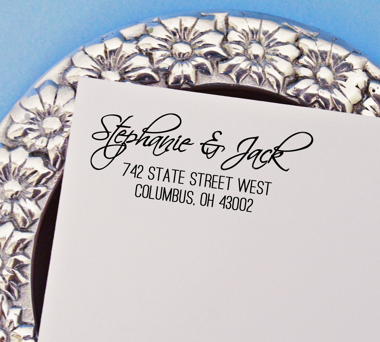 Wedding Invitation Stamp - Return Address Stamps Self Inking Housewarming Gift