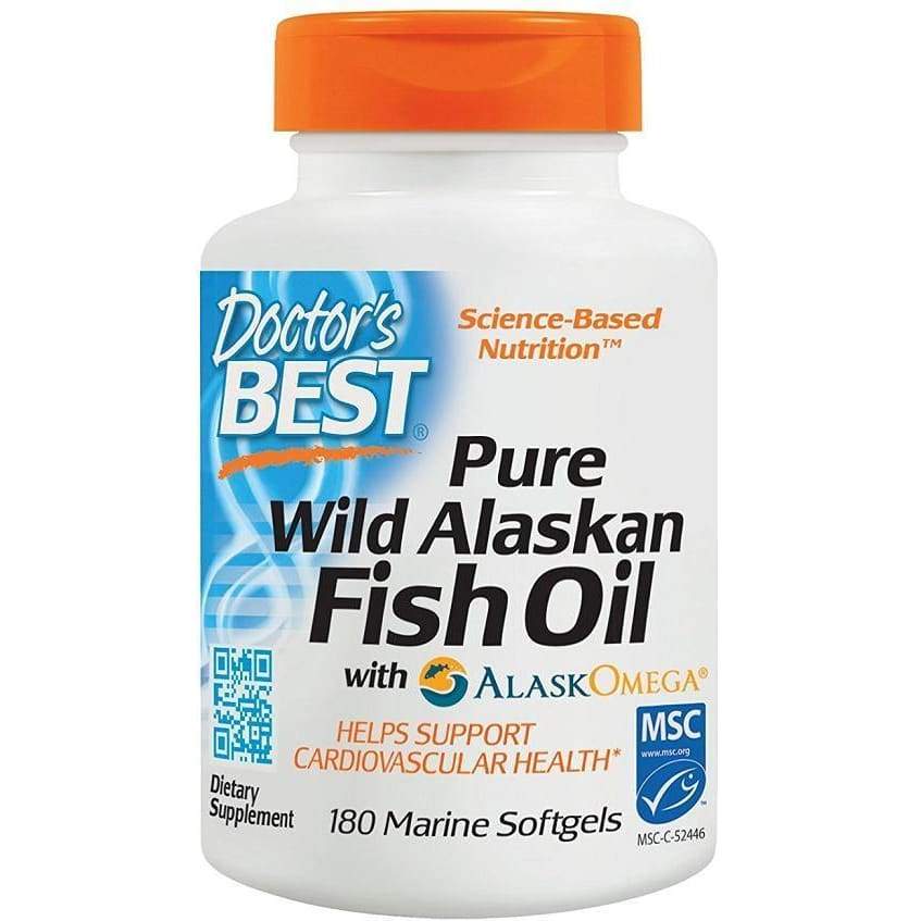 Pure Wild Alaskan Fish Oil with AlaskOmega - 180 softgels