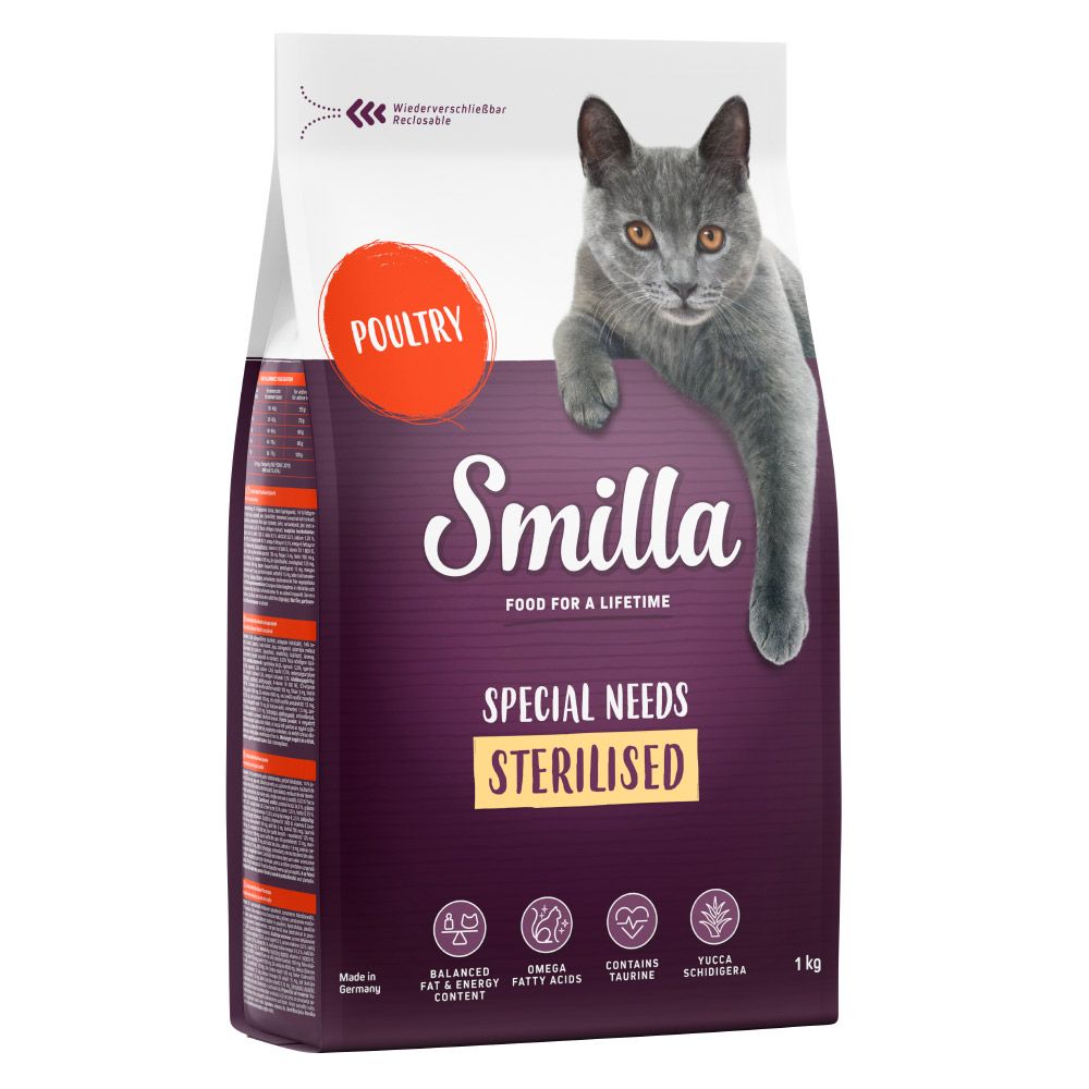 10kg Smilla Dry Cat Food - 20% Off!* - Adult Beef (10kg)