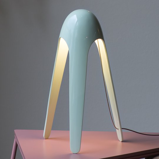 Martinelli Luce Cyborg -LED-pöytälamppu, sininen