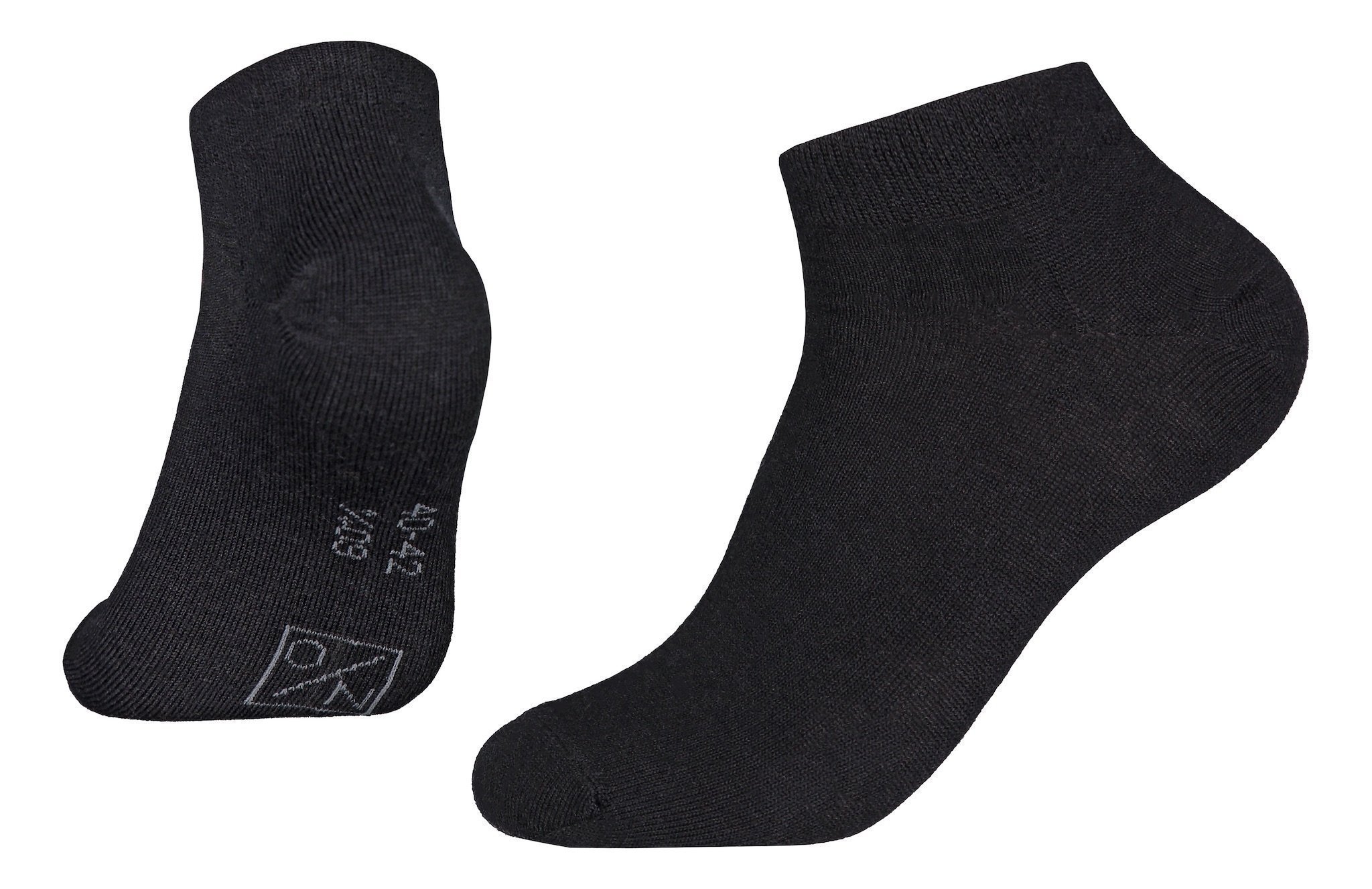 North Outdoor Merino Wool Socks LOW - Merino 60, Black / 45-47