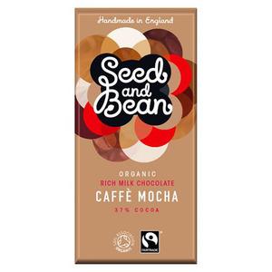 Seed and Bean Mælkechokolade 37% Kaffe Mocha Ø - 85 g