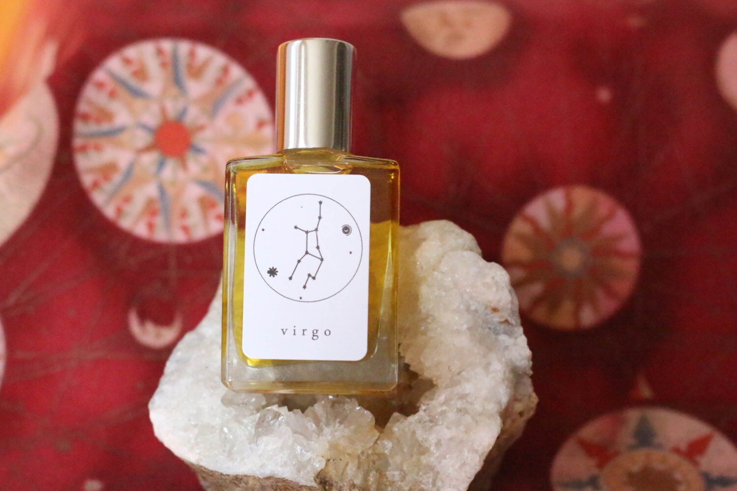 Virgo Handmade Zodiac Inspired Oil Blend-Aromatherapy Balancing Mixture~ Bergamot & Lavender With Fine Fragrance Of Plum Blossom, Oud Wood