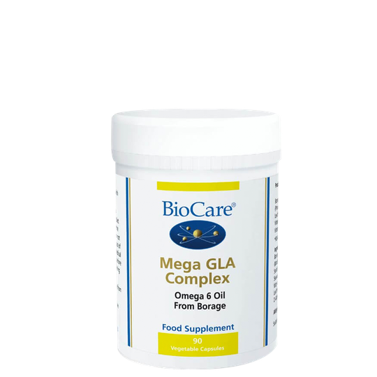 BioCare Mega GLA Complex (Omega-6 Fatty Acids), 90 kapslar